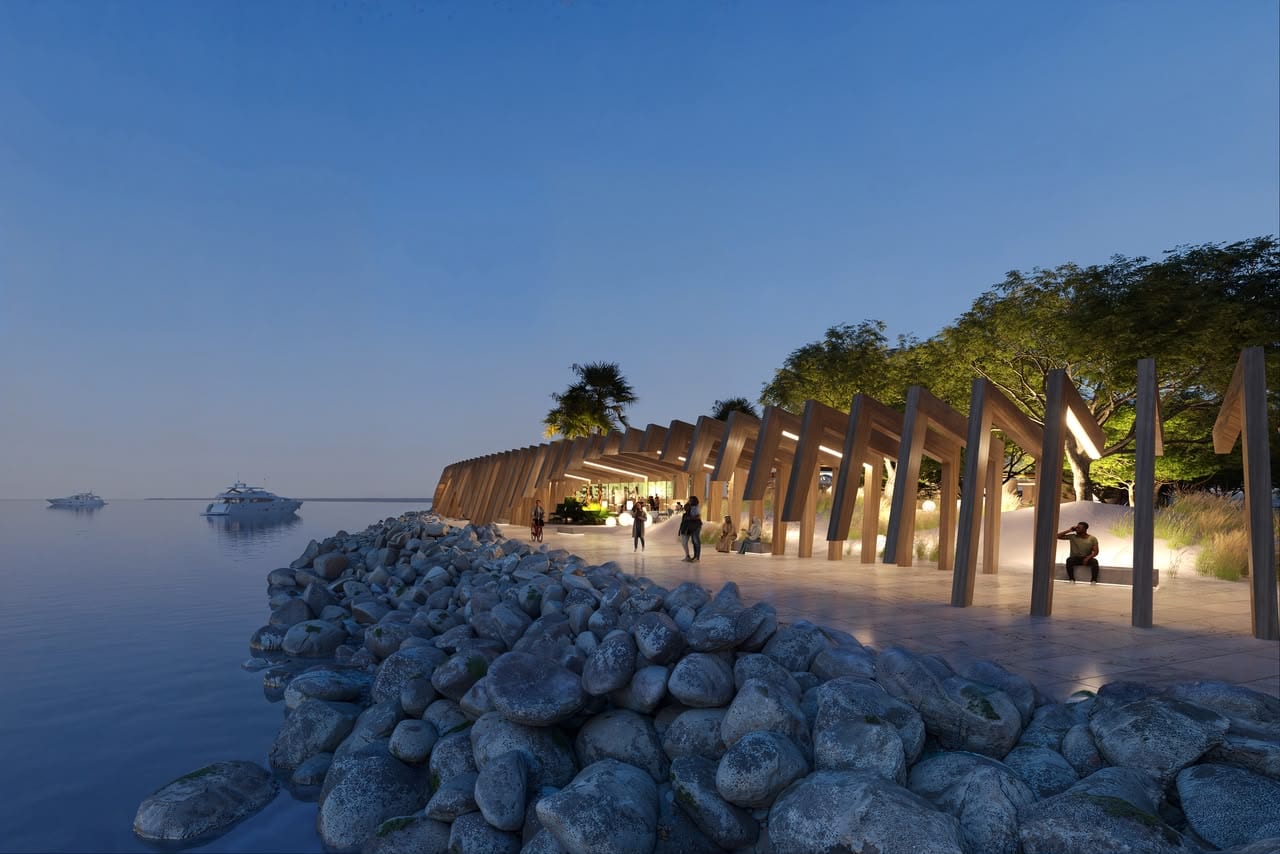 Pier at dusk