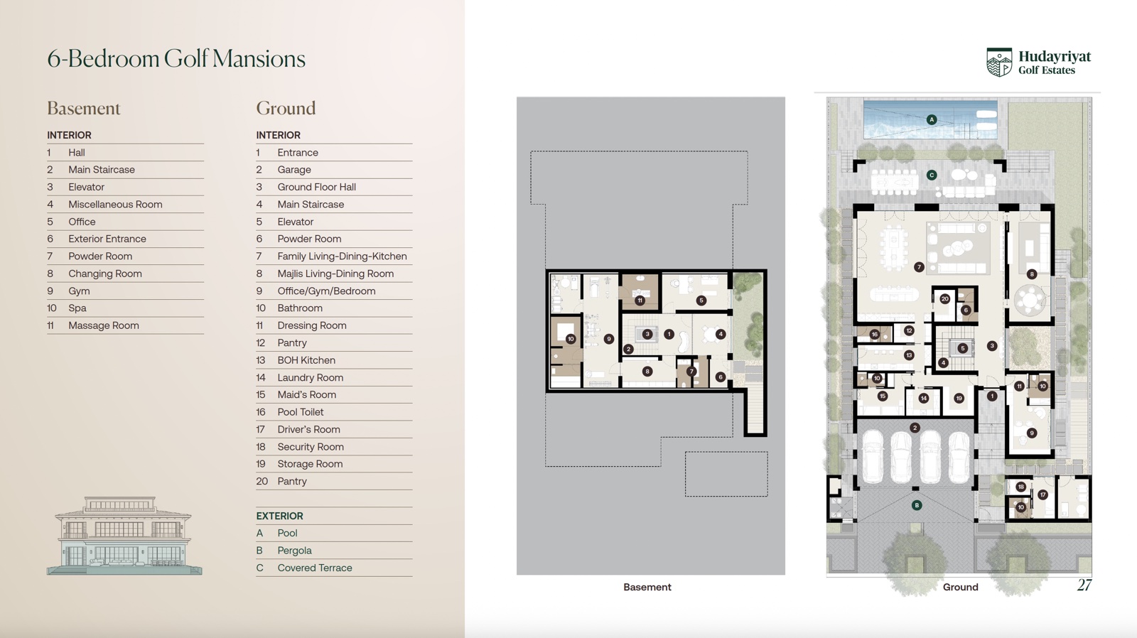 Basement & ground floor